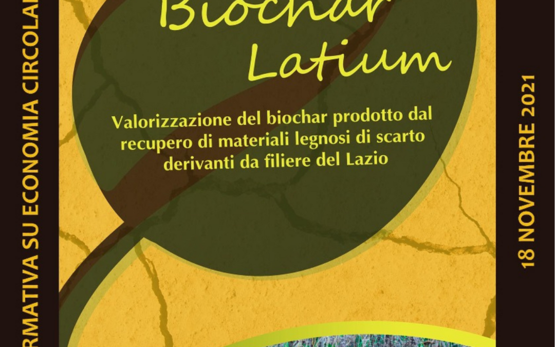 Biochar Latium: Valorizzazione del biochar prodotto dal recupero di materiali legnosi di scarto derivanti dalla filiera del Lazio